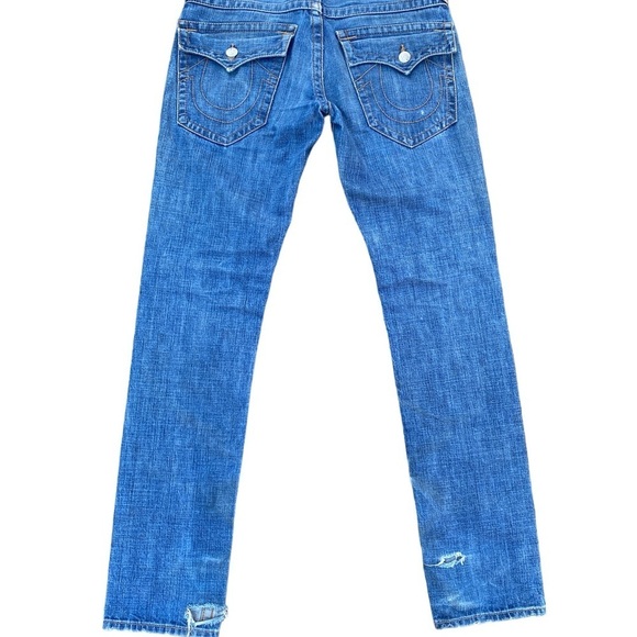 Vintage True Religion Jeans Size 29 SLIM Blue - Picture 5 of 9